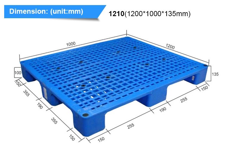 nine-runners-plastic-pallet-for-storage-dimension-1200-1000-135mm nine-runners-plastic-pallet-for-storage-dimension-1200-1000-135mm