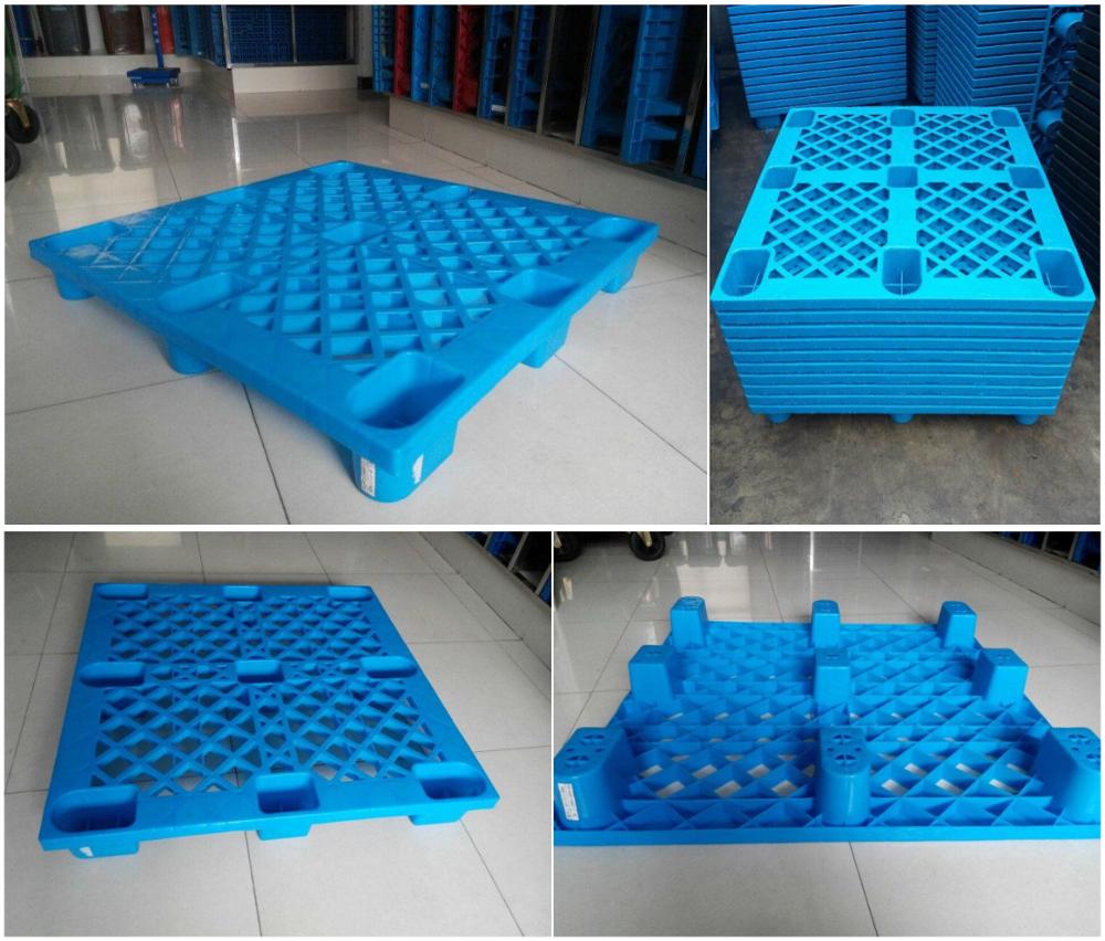 9 leg ligh duty recycled one time nestable disposable plastic pallet for sale