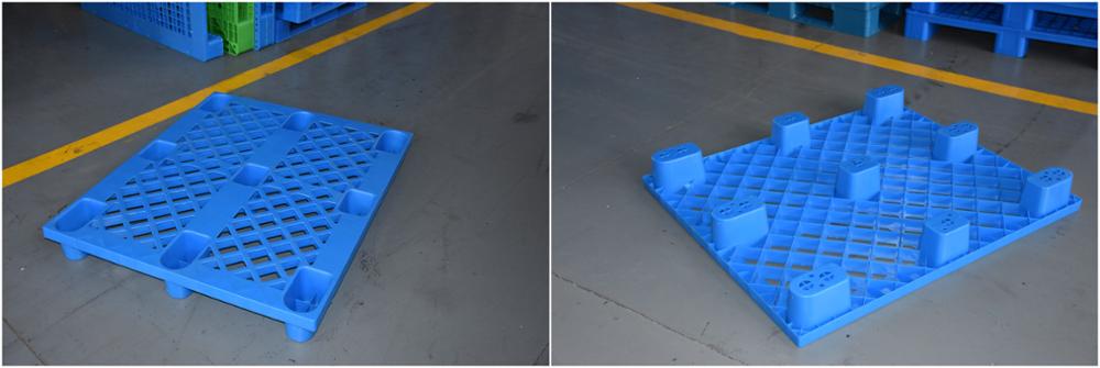 9 leg ligh duty recycled one time nestable disposable plastic pallet for sale