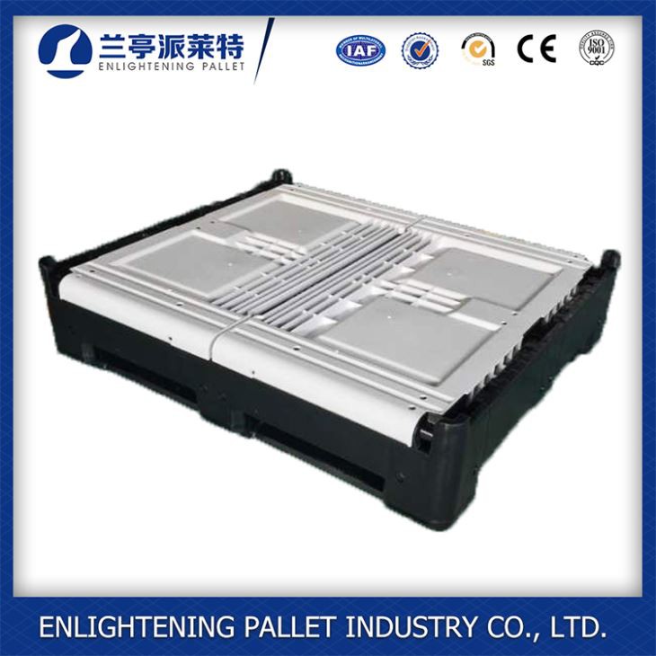 Plastic Folding Pallet Box with Lid