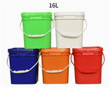 5- gallon négyzet alakú műanyag ételek