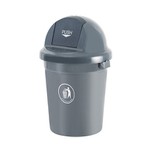HDPE kerek hulladékgyűjtő nagykereskedés tolófedéllel
